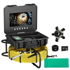 10inch Sewer Camera 100m/328ft Pipe Inspection Camera 512hz Sonde Self Leveling