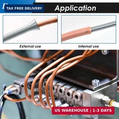 Spring Tubing Benders Kit 1/4, 5/16, 3/8, 1/2 and 5/8 Inch 5 in 1 Tube Bender Se