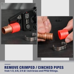 iCrimp PEX Removal Tool for F2098 Stainless Steel Clamps & F1807 Copper Rings&hellip;