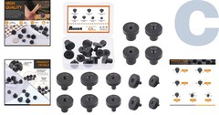 Precision Double Flares Adapters Tool Kit &ndash; 14-Pcs for 3/16 to 5/8 Inch Tubing