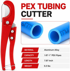 PEX Crimping Tool Kit for ASTM F1807 Copper Crimp Ring Systems, 1/2