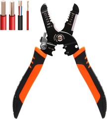 5-IN-1 Wire Stripper and Crimping Tool, 3rd Gen Multi-Function Hand Tool, Orange