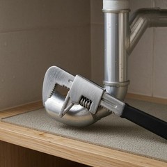 10 Inch Pipe Wrench Adjustable-Type 10-Inch Pipe Wrench Gripping and Turning