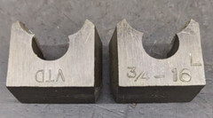 NEW 2 VTD Adjustable Dies 3/4&Prime;-16 NF Left Hand LH USA