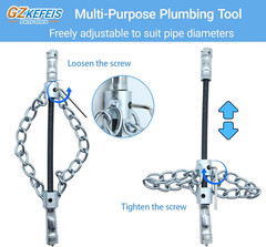 Flex‑Shaft Sewer Descaling Chain, Push-Type Rotary Cable for PVC Pipes, Toilets