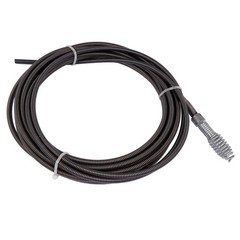 Drain Cleaning Cable with Drop Head Auger 5/16&Prime; x 25 Ft (7.6 mm x 7.6 m), Com&hellip;