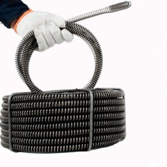 7/8&Prime; Cable 45&prime; Sectional Pipe Drain Cleaning Cable &Carrier fits RIDGID K60 C10