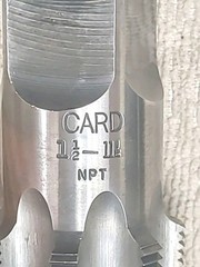 Union Twist Drill 1 1/2&Prime;-11-1/2 NPT Carbon 7 Flute Pipe Tap USA MADE TOOL 1140.