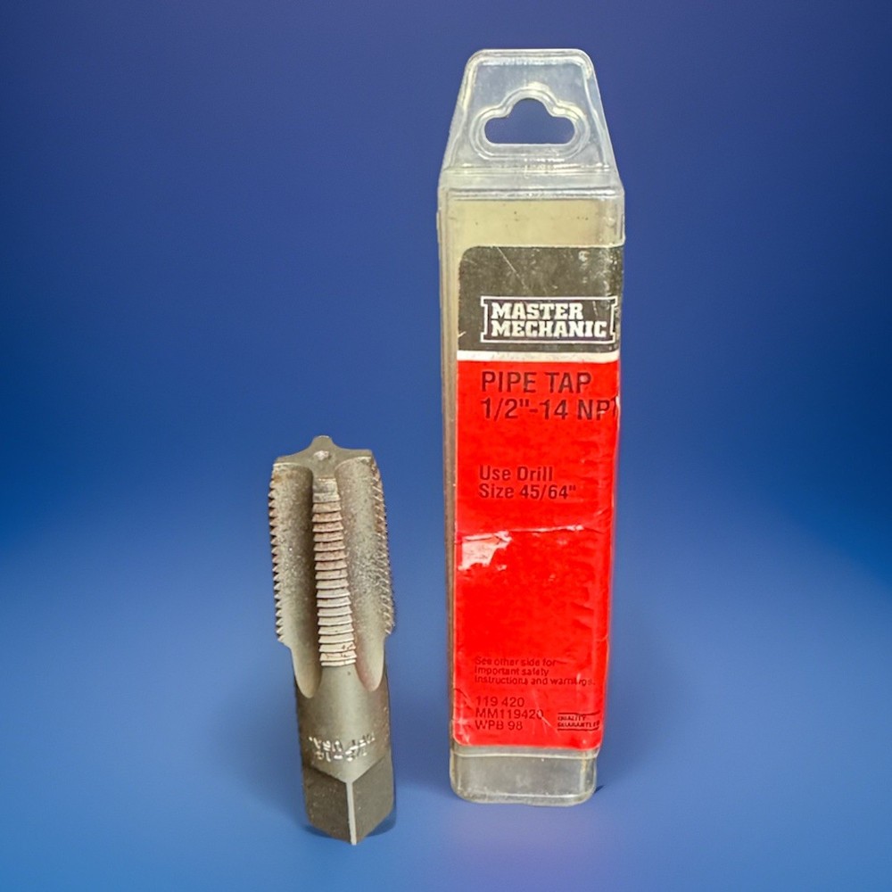 14 Npt Pipe Tap Master Mechanic 1/2 In