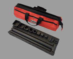 Plumbing cleanout plug wrench set &ndash; plumbing tool &ndash; cleanout cap &ndash; Red case