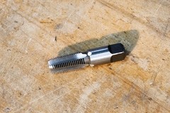 Century Drill & Tool Pipe Thread Tap, 1/4-18NPT High Carbon 1/4-18 NPT, Steel