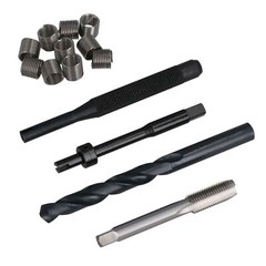 7/16&Prime; x 18 BSF Thread Tap Repair Cutter Kit Helicoil Damaged Threads 14pc Kit