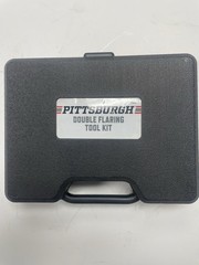 Pittsburgh &ndash; DOUBLE FLARING TOOL KIT &ndash; Adapters 3/16&rdquo;, 1/4&rdquo;, 5/16&rdquo;, 3/8 & 1/2&rdquo;.