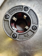 LOT OF 2 Ridgid 1 1/2&Prime; Pipe Threader Die Heads (12-R)