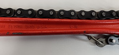 Ridgid 2 1/2&Prime; Pipe & Fittings Wrench C-18 Ridge Tool Company USA Used Condition