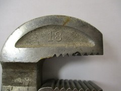 DUNLAP Tools 18&Prime; PIPE WRENCH Made of TOOL STEEL Drop Forged in USA Bright EC