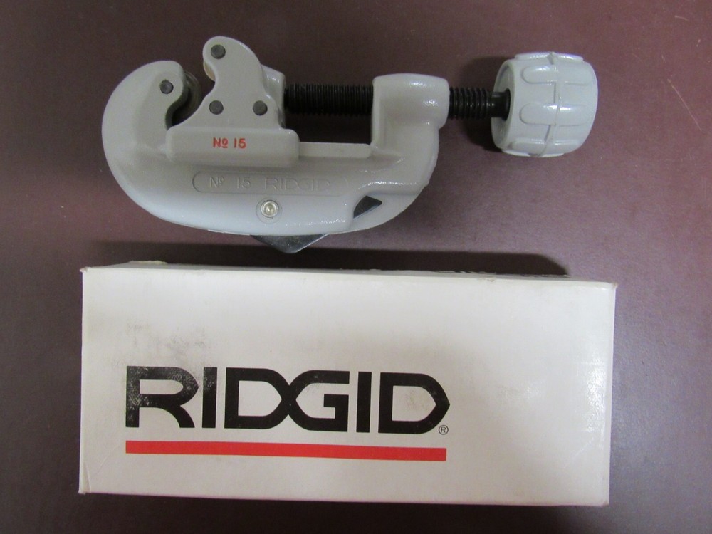 Ridgid No. 15 Tubing Cutter: 3/16&Prime;-1-1/8&Prime; New with Original Box