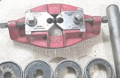 Vintage GTD Greenfield Pipe Threader No.2 &ndash; Dies & Accessories, 34&Prime; Tool