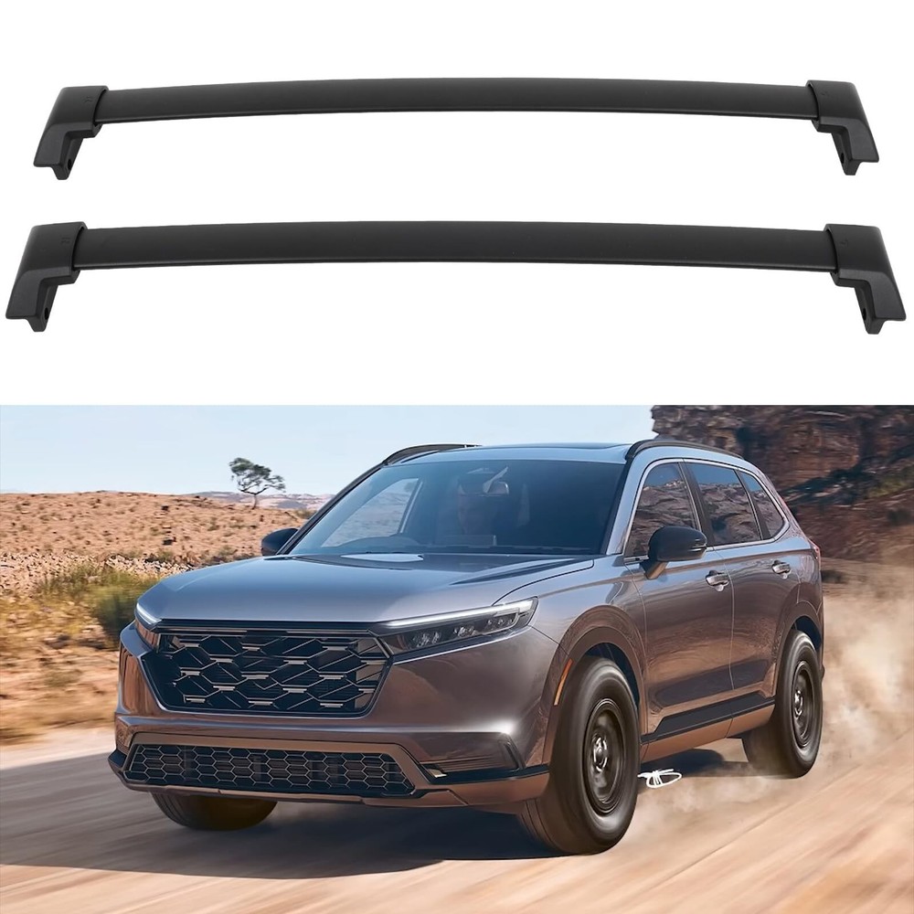 Roof Rack Cross Bar Compatible With Cr-V 2023-2024 2 Cross Bars Black