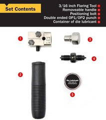 SAE 3/16-Inch Double Flaring Tool for Vehicles &ndash; Durable & Time-Saving Solution
