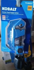 Kobalt Screw &ndash; Feed Copper Cutter 2146937 With Quick Release Button