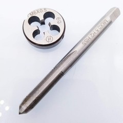 HSS M6x0.5mm Tap Die Metric Thread Right Hand Cutting Tool Supply Hardware