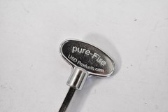Pure-Fire USD Products Valve Key T-Handle Propane Tank Turn Key Chrome