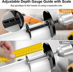 Inside Pipe Cutter for PVC Pipe, Cutter Tool Set with Scale &ndash; Adjustable Depth G