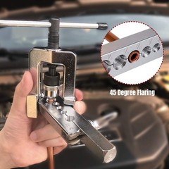 Durable Single Flaring & Swaging Tool Kit: Perfect for HVAC and Plumbing Tasks
