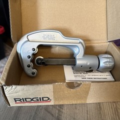 RIDGID 31803 65S Quick-Acting Tubing Cutter, 1/4&Prime; &ndash; 2-5/8&Prime; with 3 extra wheels