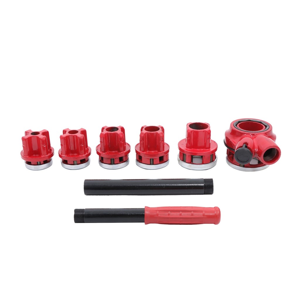 LABLT Ratchet Pipe Threader Kit with 6 Dies, 1/4&Prime; to 1-1/4&Prime; NPT Threading Tool