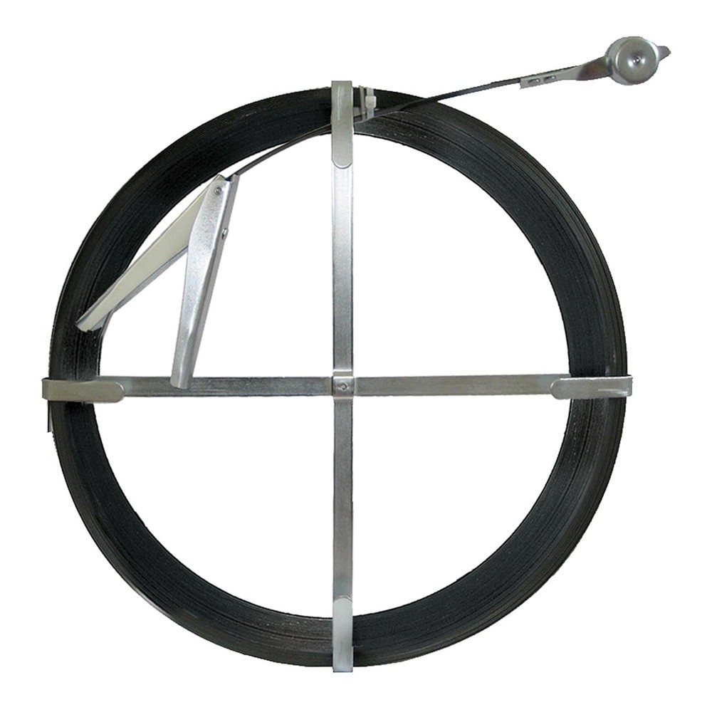 Cobra Products Flat Steel Sewer Rod, Durable Oil-Tempered Spring Steel, Gray,