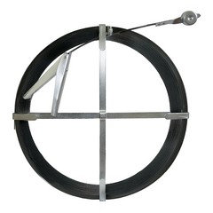 Cobra Products Flat Steel Sewer Rod, Durable Oil-Tempered Spring Steel, Gray,