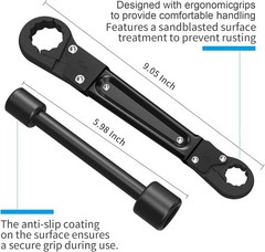 Multi-Functional Angle Stop Wrench Kit &ndash; Versatile Alloy Steel Plumbing Tool