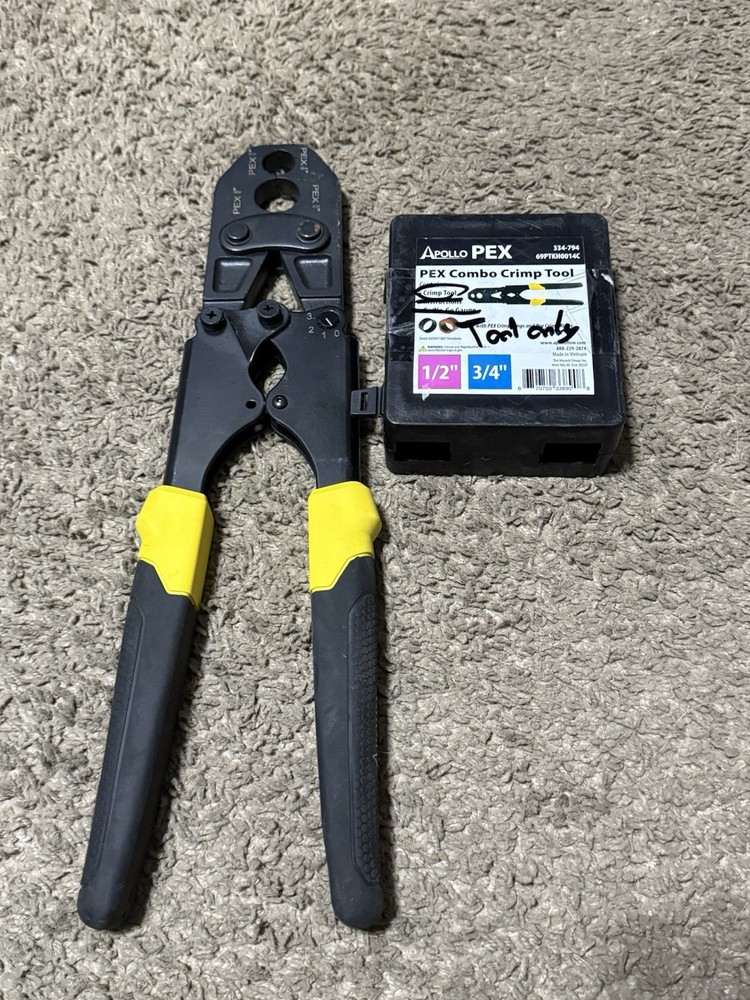 Apollo 1/2 in. and 3/4 in. PEX Quick-Cinch Clamp Tool 69PTKH0014C A++