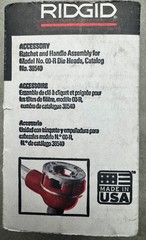 RIDGID 36895, Model 00-R 3/4&Prime; NPT Die Head