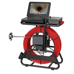 10&rdquo;Sewer Pipe Inspection Camera+512hz Self-leveling 7mm thick cable brake 328ft