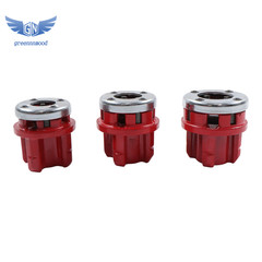 7 Size Pipe Threader Threading 3/8&Prime; to 2&Prime; Die Dies Set with Handle Ratchet