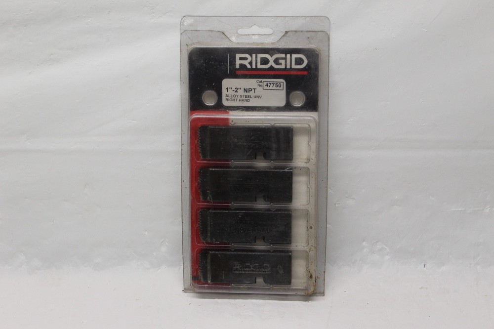 RIDGID 47750 1-2&Prime; NPT Universal Pipe Dies Right Hand USA Made Pack Of 4 New L41