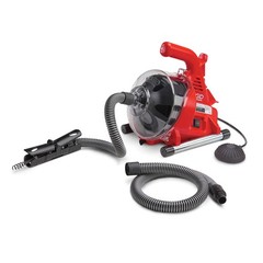 RIDGID 55808 PowerClear 120-Volt Drain Cleaning Machine 3/4&Prime; to 1-1/2&Prime;, Red