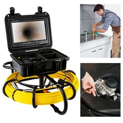 200ft 9&Prime; Monitor Drain Sewer Camera Pipe Inspection Camera DVR HD 1200TVL 1080P
