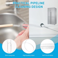 Drain Snake 12 Set with 25 Inch Hair Tool and 59 Inch Cleaner