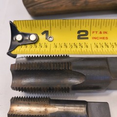 Pipe Taps Set Of 7 Greenfield, Rigid, Morse & More-Flutes Between 4-7 USA Made