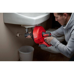 M12 12V Lithium-Ion Cordless Auger Snake Drain Cleaning Kit M12 with 2.0Ah Batte