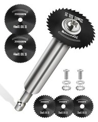 Inside Pipe Cutter for PVC Pipe with 5 Replacement Saw Blades, 1/4 Inch Hex Shan