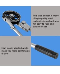 Tube Bender Tool 5/8inch (16mm), 5 180 Degree Manual Heavy Duty Pipe Bender