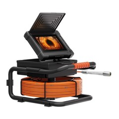 7&Prime; Sewer Pipe Inspection Camera Drain Pipeline Endoscope Self-Leveling 512Hz 50M