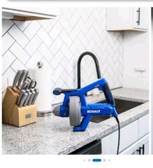 KOBALT 25-ft Corded Auto-Feed Drain Auger #4891703 1/4 Inch
