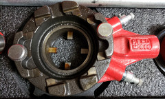 REED PIPE THREADING SET 6 Die 1/8&Prime;-1&Prime;; 3 Diestock 2&Prime;, 2.5&Prime; and 4&Prime;