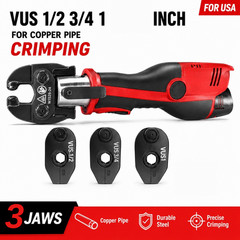 For milwaukee m12 press jaws 2473 Universal Crimping Jaw Ring Set 1/2 3/4 1&Prime;
